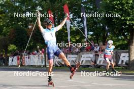 20.07.2024, Madona, Latvia (LAT): Emanuele Becchis (ITA) - FIS Rollerski World Cup, sprint, Madona (LAT). www.nordicfocus.com. © Koksarovs/NordicFocus. Every downloaded picture is fee-liable.