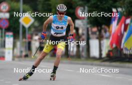 20.07.2024, Madona, Latvia (LAT): Gustavs Sinats (LAT) - FIS Rollerski World Cup, sprint, Madona (LAT). www.nordicfocus.com. © Koksarovs/NordicFocus. Every downloaded picture is fee-liable.