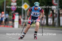 20.07.2024, Madona, Latvia (LAT): Hanne Garberg (NOR) - FIS Rollerski World Cup, sprint, Madona (LAT). www.nordicfocus.com. © Koksarovs/NordicFocus. Every downloaded picture is fee-liable.