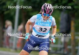 20.07.2024, Madona, Latvia (LAT): Elisa Sordello (ITA) - FIS Rollerski World Cup, sprint, Madona (LAT). www.nordicfocus.com. © Koksarovs/NordicFocus. Every downloaded picture is fee-liable.