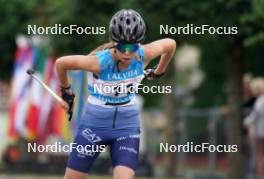 20.07.2024, Madona, Latvia (LAT): Chiara Agostinetto (ITA) - FIS Rollerski World Cup, sprint, Madona (LAT). www.nordicfocus.com. © Koksarovs/NordicFocus. Every downloaded picture is fee-liable.