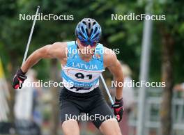 20.07.2024, Madona, Latvia (LAT): Vitaliy Trush (UKR) - FIS Rollerski World Cup, sprint, Madona (LAT). www.nordicfocus.com. © Koksarovs/NordicFocus. Every downloaded picture is fee-liable.