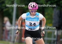 20.07.2024, Madona, Latvia (LAT): Anastasiia Nekrasova (UKR) - FIS Rollerski World Cup, sprint, Madona (LAT). www.nordicfocus.com. © Koksarovs/NordicFocus. Every downloaded picture is fee-liable.