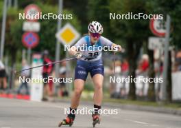 20.07.2024, Madona, Latvia (LAT): Alba Mortagna (ITA) - FIS Rollerski World Cup, sprint, Madona (LAT). www.nordicfocus.com. © Koksarovs/NordicFocus. Every downloaded picture is fee-liable.