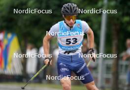 20.07.2024, Madona, Latvia (LAT): Francesko Chiaradia (ITA)  - FIS Rollerski World Cup, sprint, Madona (LAT). www.nordicfocus.com. © Koksarovs/NordicFocus. Every downloaded picture is fee-liable.