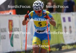 18.07.2024, Madona, Latvia (LAT): Viktoriia Olekh (UKR) - FIS Rollerski World Cup, team sprint, Madona (LAT). www.nordicfocus.com. © Koksarovs/NordicFocus. Every downloaded picture is fee-liable.