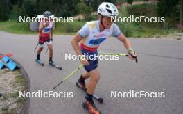 18.07.2024, Madona, Latvia (LAT): Stefano Epis (ITA) - FIS Rollerski World Cup, team sprint, Madona (LAT). www.nordicfocus.com. © Koksarovs/NordicFocus. Every downloaded picture is fee-liable.