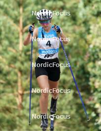 18.07.2024, Madona, Latvia (LAT): Emilija Bucyte (LTU) - FIS Rollerski World Cup, team sprint, Madona (LAT). www.nordicfocus.com. © Koksarovs/NordicFocus. Every downloaded picture is fee-liable.