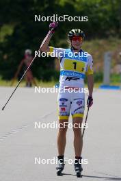 18.07.2024, Madona, Latvia (LAT): Linn Soemskar (SWE) - FIS Rollerski World Cup, team sprint, Madona (LAT). www.nordicfocus.com. © Koksarovs/NordicFocus. Every downloaded picture is fee-liable.