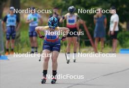 18.07.2024, Madona, Latvia (LAT): Anna Maria Ghiddi (ITA) - FIS Rollerski World Cup, team sprint, Madona (LAT). www.nordicfocus.com. © Koksarovs/NordicFocus. Every downloaded picture is fee-liable.