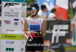 18.07.2024, Madona, Latvia (LAT): Daryna Myhal (UKR) - FIS Rollerski World Cup, team sprint, Madona (LAT). www.nordicfocus.com. © Koksarovs/NordicFocus. Every downloaded picture is fee-liable.