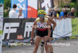 18.07.2024, Madona, Latvia (LAT): Yevheniia Murach (UKR) - FIS Rollerski World Cup, team sprint, Madona (LAT). www.nordicfocus.com. © Koksarovs/NordicFocus. Every downloaded picture is fee-liable.