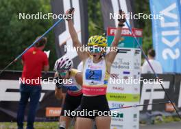 18.07.2024, Madona, Latvia (LAT): Yevheniia Murach (UKR) - FIS Rollerski World Cup, team sprint, Madona (LAT). www.nordicfocus.com. © Koksarovs/NordicFocus. Every downloaded picture is fee-liable.