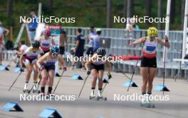 18.07.2024, Madona, Latvia (LAT): Yevheniia Murach (UKR) - FIS Rollerski World Cup, team sprint, Madona (LAT). www.nordicfocus.com. © Koksarovs/NordicFocus. Every downloaded picture is fee-liable.