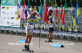 18.07.2024, Madona, Latvia (LAT): Linn Soemskar (SWE) - FIS Rollerski World Cup, team sprint, Madona (LAT). www.nordicfocus.com. © Koksarovs/NordicFocus. Every downloaded picture is fee-liable.