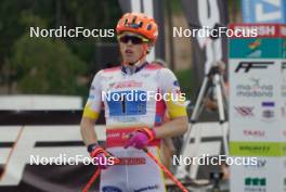 18.07.2024, Madona, Latvia (LAT): Jonatan Lindberg (SWE) - FIS Rollerski World Cup, team sprint, Madona (LAT). www.nordicfocus.com. © Koksarovs/NordicFocus. Every downloaded picture is fee-liable.