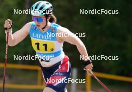 18.07.2024, Madona, Latvia (LAT): Hanne Garberg (NOR)  - FIS Rollerski World Cup, team sprint, Madona (LAT). www.nordicfocus.com. © Koksarovs/NordicFocus. Every downloaded picture is fee-liable.