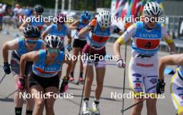 18.07.2024, Madona, Latvia (LAT): Johanna Holmberg (SWE) - FIS Rollerski World Cup, team sprint, Madona (LAT). www.nordicfocus.com. © Koksarovs/NordicFocus. Every downloaded picture is fee-liable.