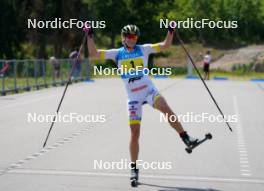 18.07.2024, Madona, Latvia (LAT): Linn Soemskar (SWE) - FIS Rollerski World Cup, team sprint, Madona (LAT). www.nordicfocus.com. © Koksarovs/NordicFocus. Every downloaded picture is fee-liable.