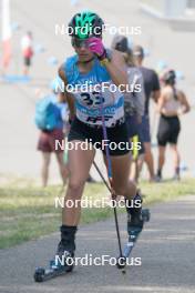 18.07.2024, Madona, Latvia (LAT): Kaidy Kaasiku (EST) - FIS Rollerski World Cup, team sprint, Madona (LAT). www.nordicfocus.com. © Koksarovs/NordicFocus. Every downloaded picture is fee-liable.