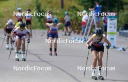 18.07.2024, Madona, Latvia (LAT): Daryna Myhal (UKR - FIS Rollerski World Cup, team sprint, Madona (LAT). www.nordicfocus.com. © Koksarovs/NordicFocus. Every downloaded picture is fee-liable.