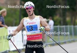 18.07.2024, Madona, Latvia (LAT): Bohdan Nikulin (UKR) - FIS Rollerski World Cup, team sprint, Madona (LAT). www.nordicfocus.com. © Koksarovs/NordicFocus. Every downloaded picture is fee-liable.