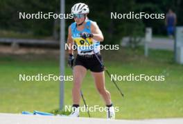 18.07.2024, Madona, Latvia (LAT): Anna Melnik (KAZ) - FIS Rollerski World Cup, team sprint, Madona (LAT). www.nordicfocus.com. © Koksarovs/NordicFocus. Every downloaded picture is fee-liable.