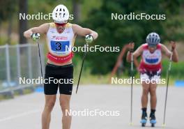 18.07.2024, Madona, Latvia (LAT): Bohdan Nikulin (UKR) - FIS Rollerski World Cup, team sprint, Madona (LAT). www.nordicfocus.com. © Koksarovs/NordicFocus. Every downloaded picture is fee-liable.