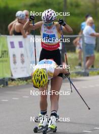 18.07.2024, Madona, Latvia (LAT): Darya Kim (KAZ) - FIS Rollerski World Cup, team sprint, Madona (LAT). www.nordicfocus.com. © Koksarovs/NordicFocus. Every downloaded picture is fee-liable.