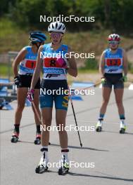 18.07.2024, Madona, Latvia (LAT): Mariya Gerachshenko (UKR) - FIS Rollerski World Cup, team sprint, Madona (LAT). www.nordicfocus.com. © Koksarovs/NordicFocus. Every downloaded picture is fee-liable.