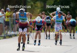 18.07.2024, Madona, Latvia (LAT): Lauris Kaparkalejs (LAT) - FIS Rollerski World Cup, team sprint, Madona (LAT). www.nordicfocus.com. © Koksarovs/NordicFocus. Every downloaded picture is fee-liable.