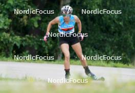 18.07.2024, Madona, Latvia (LAT): Keidy Kaasiku (EST) - FIS Rollerski World Cup, team sprint, Madona (LAT). www.nordicfocus.com. © Koksarovs/NordicFocus. Every downloaded picture is fee-liable.