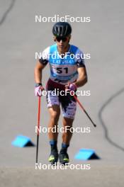 18.07.2024, Madona, Latvia (LAT): Davis Kalnins (LAT) - FIS Rollerski World Cup, team sprint, Madona (LAT). www.nordicfocus.com. © Koksarovs/NordicFocus. Every downloaded picture is fee-liable.