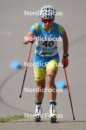 18.07.2024, Madona, Latvia (LAT): Viktoriia Olekh (UKR) - FIS Rollerski World Cup, team sprint, Madona (LAT). www.nordicfocus.com. © Koksarovs/NordicFocus. Every downloaded picture is fee-liable.