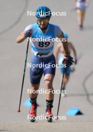 18.07.2024, Madona, Latvia (LAT): Michele Valerio (ITA) - FIS Rollerski World Cup, team sprint, Madona (LAT). www.nordicfocus.com. © Koksarovs/NordicFocus. Every downloaded picture is fee-liable.