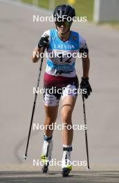 18.07.2024, Madona, Latvia (LAT): Valerija Burceva (LAT) - FIS Rollerski World Cup, team sprint, Madona (LAT). www.nordicfocus.com. © Koksarovs/NordicFocus. Every downloaded picture is fee-liable.