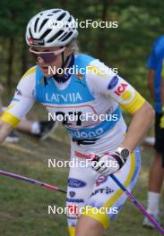 18.07.2024, Madona, Latvia (LAT): Johanna Holmberg (SWE) - FIS Rollerski World Cup, team sprint, Madona (LAT). www.nordicfocus.com. © Koksarovs/NordicFocus. Every downloaded picture is fee-liable.