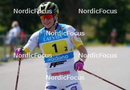 18.07.2024, Madona, Latvia (LAT): Linn Soemskar (SWE) - FIS Rollerski World Cup, team sprint, Madona (LAT). www.nordicfocus.com. © Koksarovs/NordicFocus. Every downloaded picture is fee-liable.