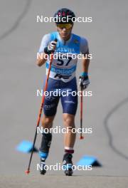 18.07.2024, Madona, Latvia (LAT): Tommaso Tozzi (ITA) - FIS Rollerski World Cup, team sprint, Madona (LAT). www.nordicfocus.com. © Koksarovs/NordicFocus. Every downloaded picture is fee-liable.