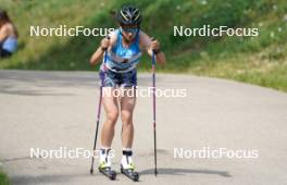 18.07.2024, Madona, Latvia (LAT): Sofiia Shkatula (UKR) - FIS Rollerski World Cup, team sprint, Madona (LAT). www.nordicfocus.com. © Koksarovs/NordicFocus. Every downloaded picture is fee-liable.