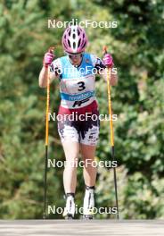 18.07.2024, Madona, Latvia (LAT): Linda Kaparkaleja (LAT) - FIS Rollerski World Cup, team sprint, Madona (LAT). www.nordicfocus.com. © Koksarovs/NordicFocus. Every downloaded picture is fee-liable.