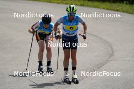 18.07.2024, Madona, Latvia (LAT): Maria Boccardi (ITA) - FIS Rollerski World Cup, team sprint, Madona (LAT). www.nordicfocus.com. © Koksarovs/NordicFocus. Every downloaded picture is fee-liable.