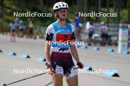 18.07.2024, Madona, Latvia (LAT): Samanta Krampe (LAT) - FIS Rollerski World Cup, team sprint, Madona (LAT). www.nordicfocus.com. © Koksarovs/NordicFocus. Every downloaded picture is fee-liable.