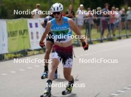 18.07.2024, Madona, Latvia (LAT): Silvestrs Svauksts (LAT) - FIS Rollerski World Cup, team sprint, Madona (LAT). www.nordicfocus.com. © Koksarovs/NordicFocus. Every downloaded picture is fee-liable.