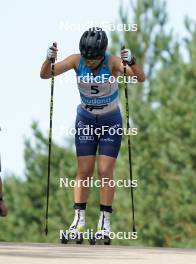 18.07.2024, Madona, Latvia (LAT): Maria Invernizzy (ITA) - FIS Rollerski World Cup, team sprint, Madona (LAT). www.nordicfocus.com. © Koksarovs/NordicFocus. Every downloaded picture is fee-liable.