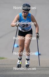 18.07.2024, Madona, Latvia (LAT): Egle Savickaite (LTU) - FIS Rollerski World Cup, team sprint, Madona (LAT). www.nordicfocus.com. © Koksarovs/NordicFocus. Every downloaded picture is fee-liable.