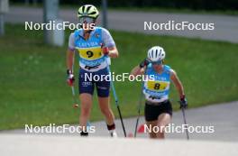 18.07.2024, Madona, Latvia (LAT): Maria Boccardi (ITA)  - FIS Rollerski World Cup, team sprint, Madona (LAT). www.nordicfocus.com. © Koksarovs/NordicFocus. Every downloaded picture is fee-liable.