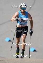 18.07.2024, Madona, Latvia (LAT): Denys Muhotinov (UKR) - FIS Rollerski World Cup, team sprint, Madona (LAT). www.nordicfocus.com. © Koksarovs/NordicFocus. Every downloaded picture is fee-liable.