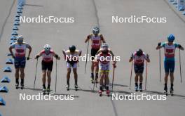 18.07.2024, Madona, Latvia (LAT):  - FIS Rollerski World Cup, team sprint, Madona (LAT). www.nordicfocus.com. © Koksarovs/NordicFocus. Every downloaded picture is fee-liable.