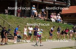 18.07.2024, Madona, Latvia (LAT): Kitija Auzina (LAT) - FIS Rollerski World Cup, team sprint, Madona (LAT). www.nordicfocus.com. © Koksarovs/NordicFocus. Every downloaded picture is fee-liable.